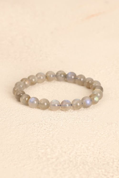 Labradorit Doğal Taş Bileklik 9 mm