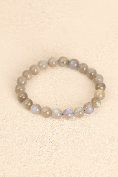 Labradorit Doğal Taş Bileklik 9 mm