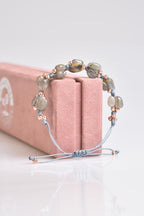 Labradorite Natural Stone Triple Macrame Bracelet