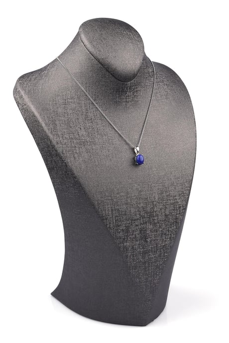 Lapis Lazuli Doğal Taş 925 Ayar Gümüş Kolye