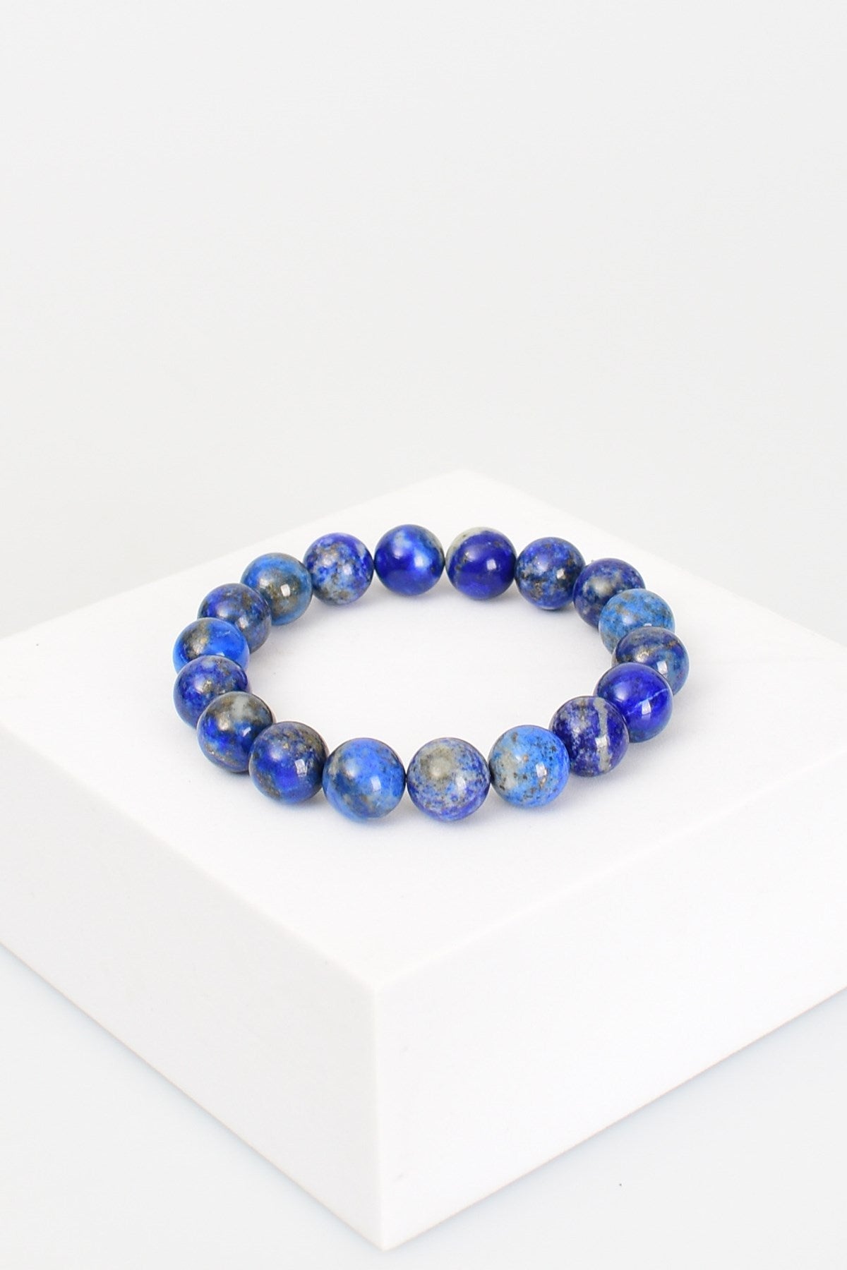 Lapis Lazuli Doğal Taş Bileklik 10 mm – Safnaturel