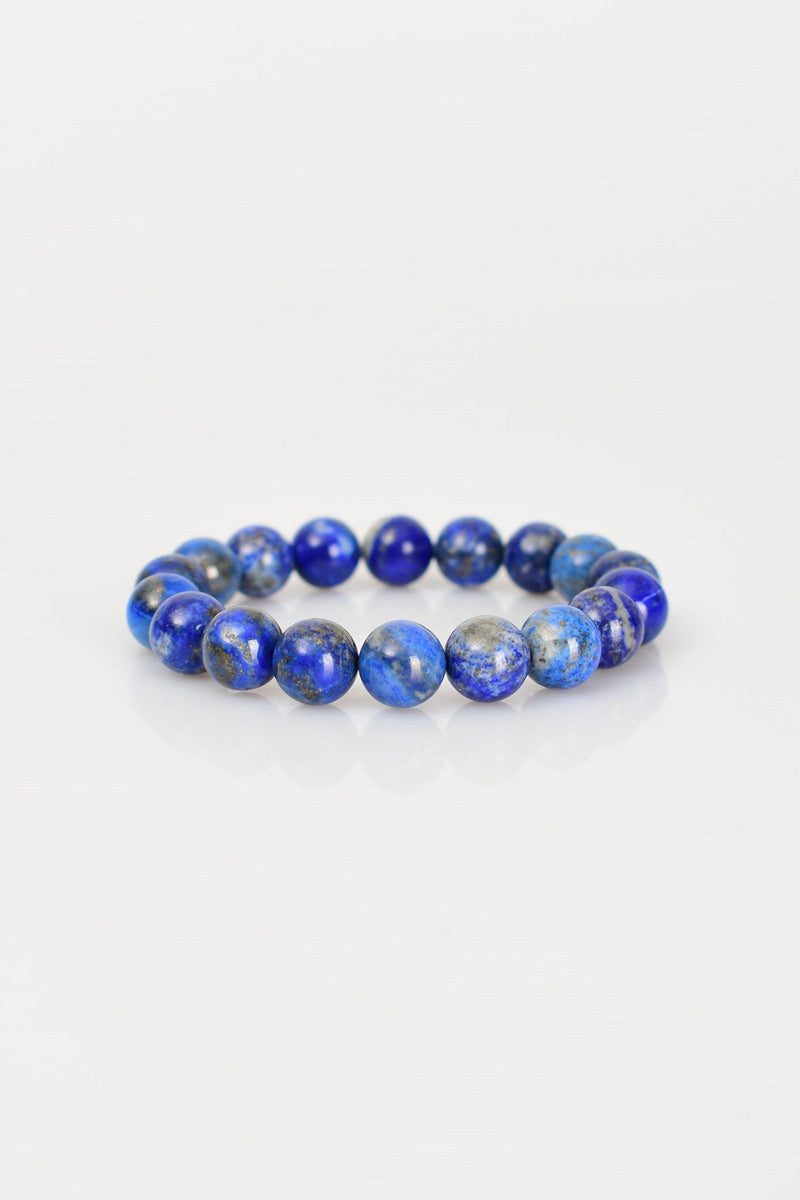 Lapis Lazuli Doğal Taş Bileklik 10 mm - Görsel 4 - Safnaturel