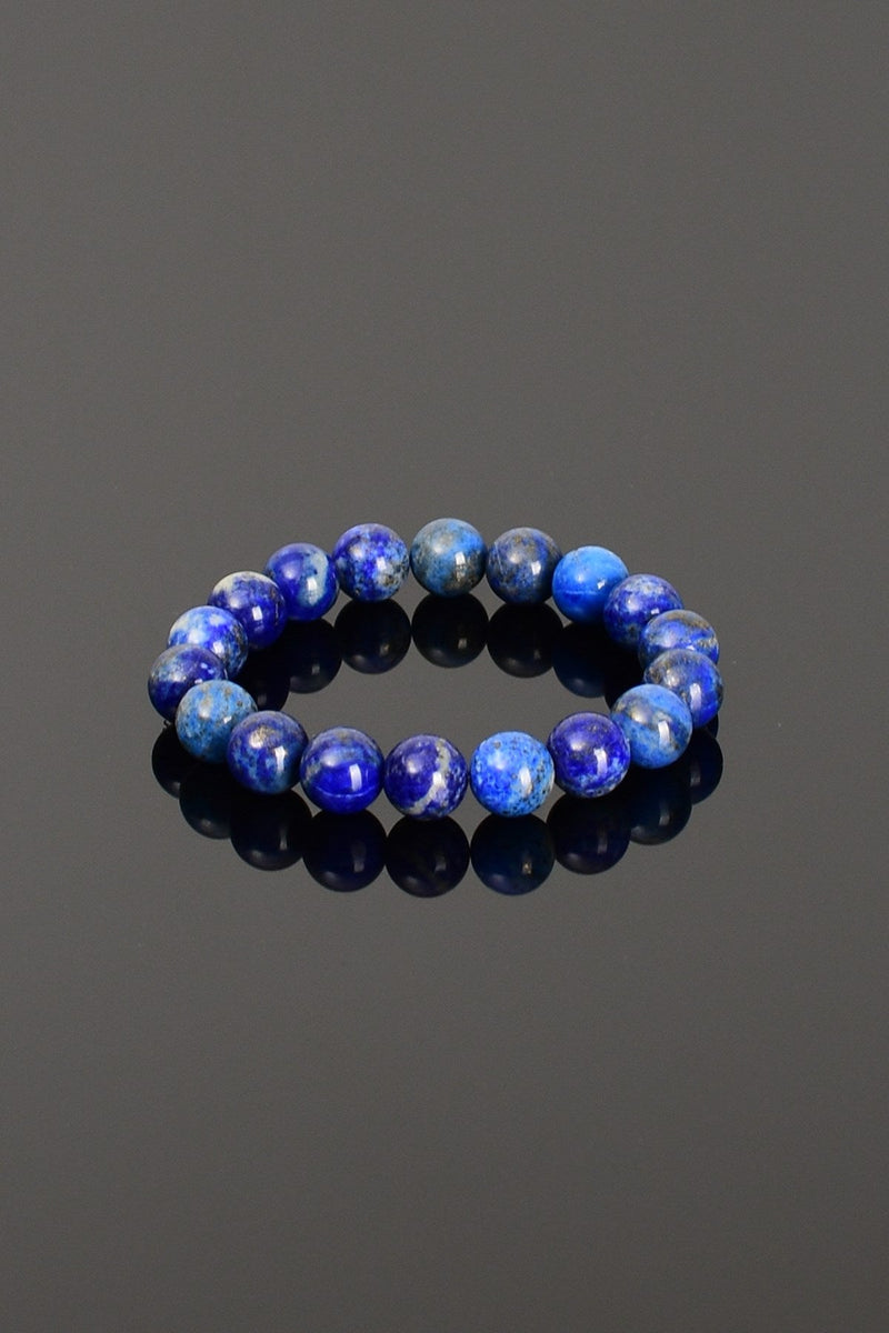 Lapis Lazuli Doğal Taş Bileklik 10 mm - Görsel 5 - Safnaturel
