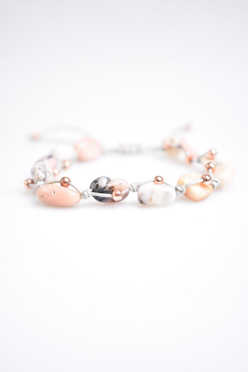 Opal Natural Stone Macrame Bracelet