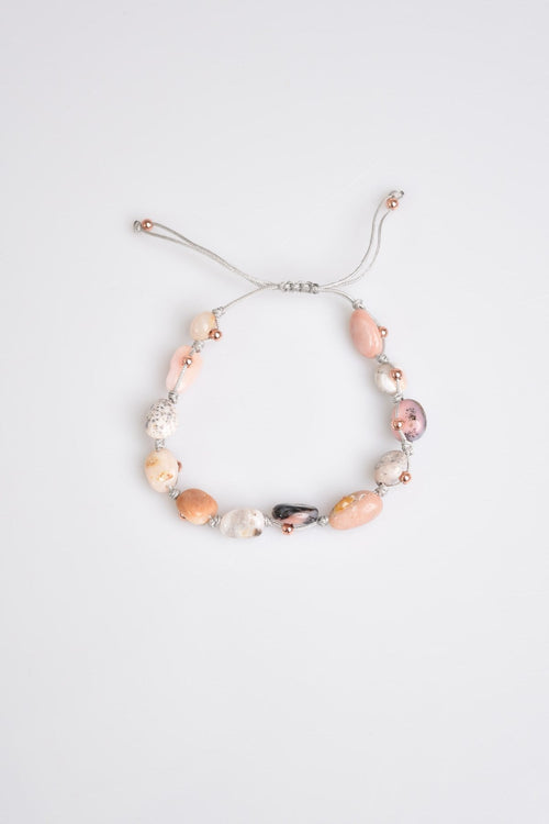Opal Natural Stone Macrame Bracelet