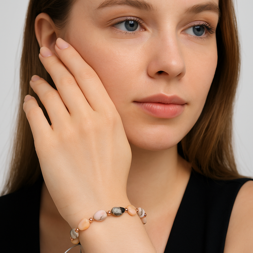Opal Natural Stone Macrame Bracelet