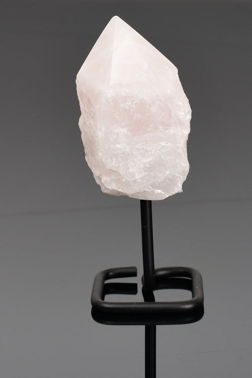 Pembe Kuvars Doğal Taş Standlı Diş