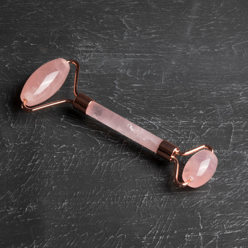 Pembe Kuvars Taşı Roller Masaj Aleti