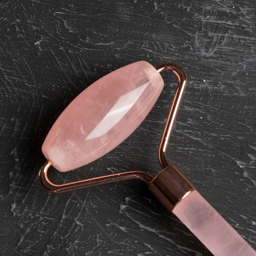 Pembe Kuvars Taşı Roller Masaj Aleti