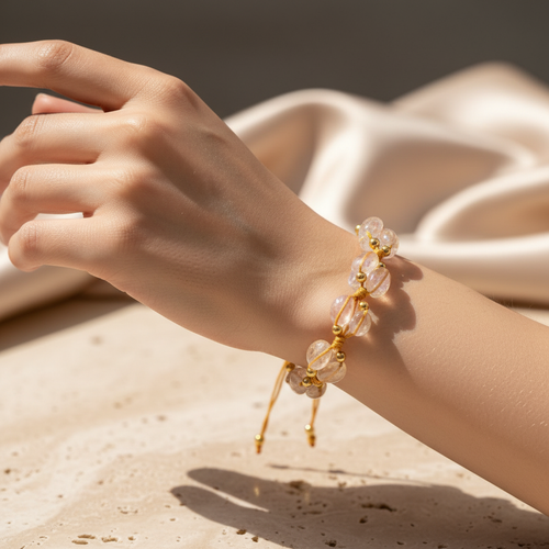 Phantom Doğal Taş Üçlü Makrome Özel Tasarım Bileklik