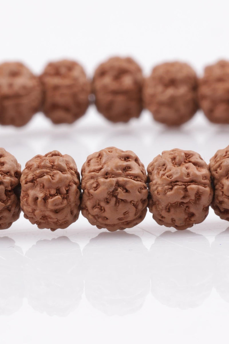 Rudraksha Tohumu Bileklik 6 x 7 mm Rondel Kesim - Görsel 3 - Safnaturel