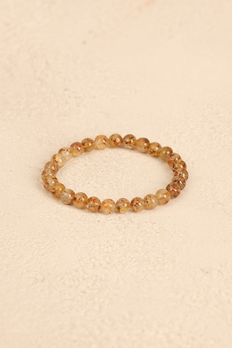 Sarı Topaz Doğal Taş 6 mm Bileklik - Görsel 5 - Safnaturel