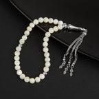 Mother of Pearl Natural Stone Prayer Beads 33 – 8mm