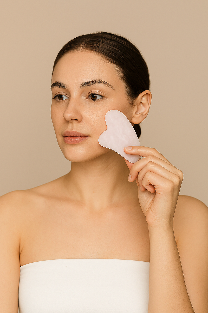 Selenit Doğal Taş Gua Sha Masaj - Görsel 1 - Safnaturel