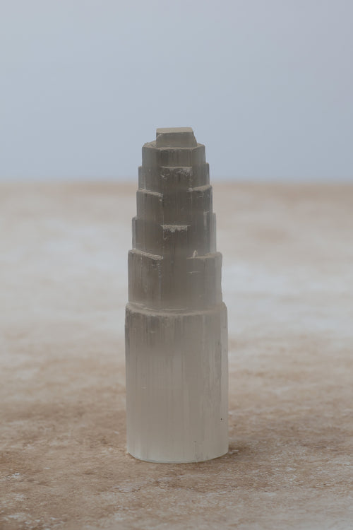 Selenite Natural Stone Tower