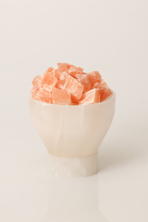 Selenit Doğal Taş Lamba