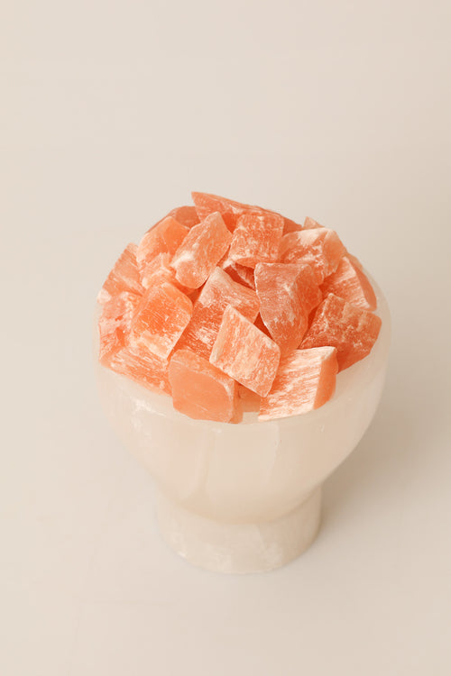 Selenit Doğal Taş Lamba