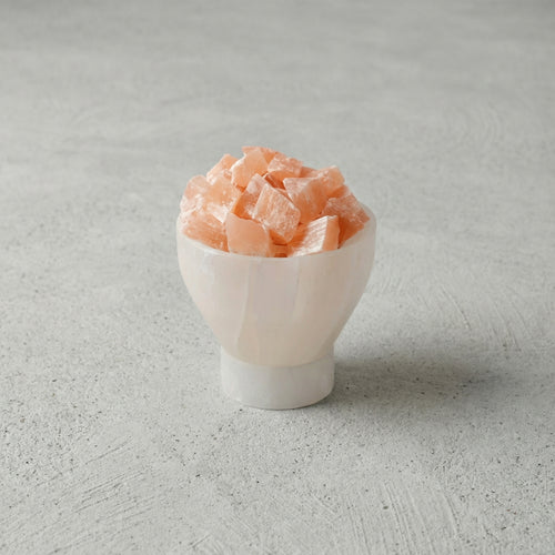 Selenit Doğal Taş Lamba