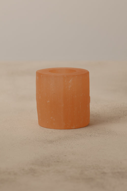 Selenit Doğal Taş Mumluk