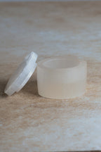 Selenite Natural Stone Cylinder Box