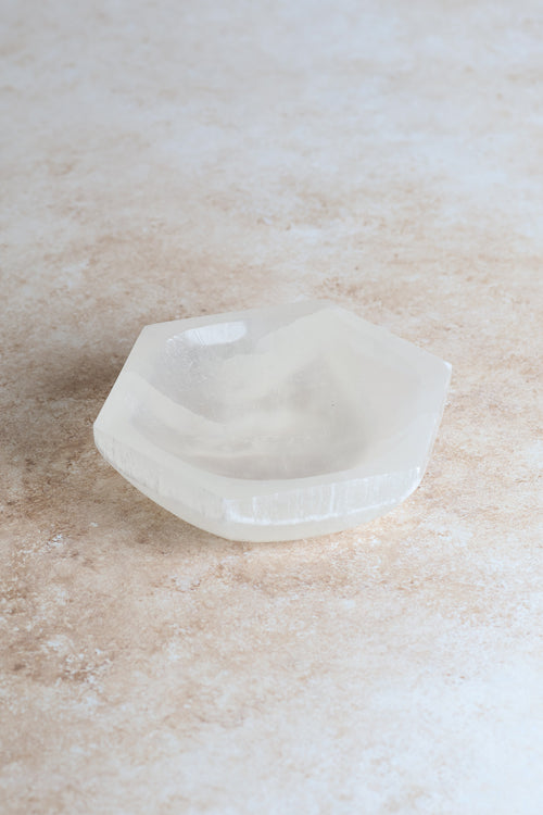 Selenite Natural Stone Plate