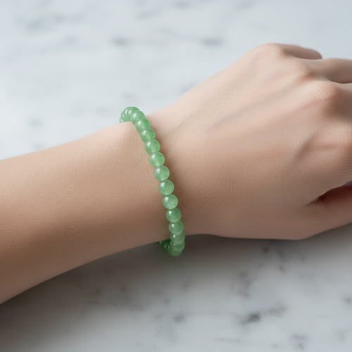 Sertifikalı Aventurin 8 mm Doğal Taş Bileklik