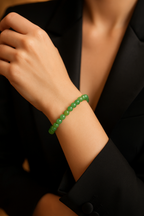 Certified Aventurine Green Natural Stone Bracelet 6mm