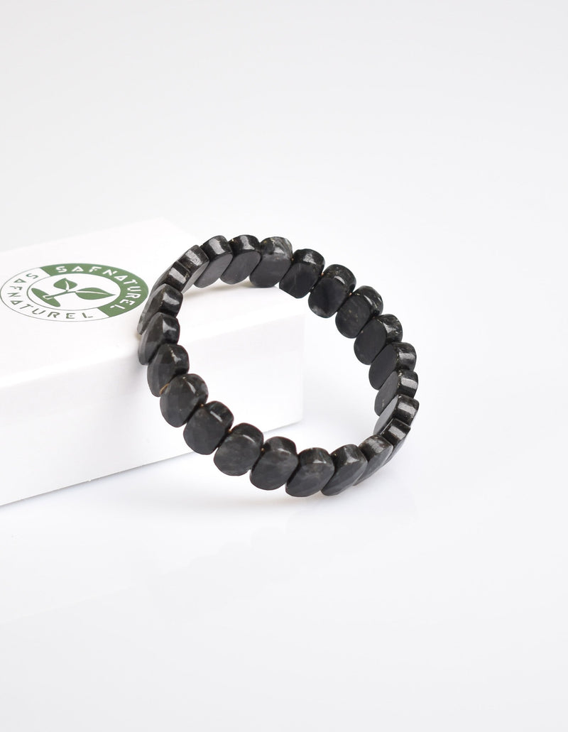 Sertifikalı Biyotit Doğal Taş Bileklik – Özel Rolex Kesim - Görsel 5 - Safnaturel