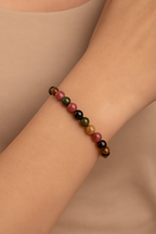 Certified Natural Stone Tourmaline Bracelet 6 mm