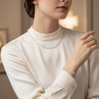 Sertifikalı Helidor Doğal Taş Kolye ve Bileklik Takımı 4 mm