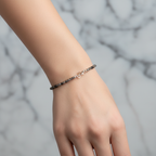 Sertifikalı İyolit Doğal Taş Bileklik 3 mm