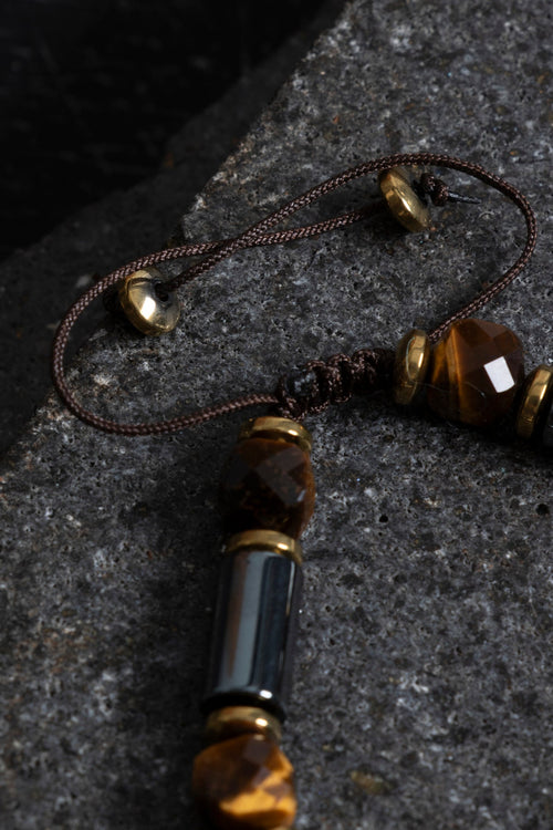 Sertifikalı Kaplan Gözü ve Hematit Doğal Taş Bileklik