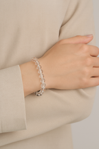 Certified Crystal Quartz Natural Stone Bracelet 8 mm