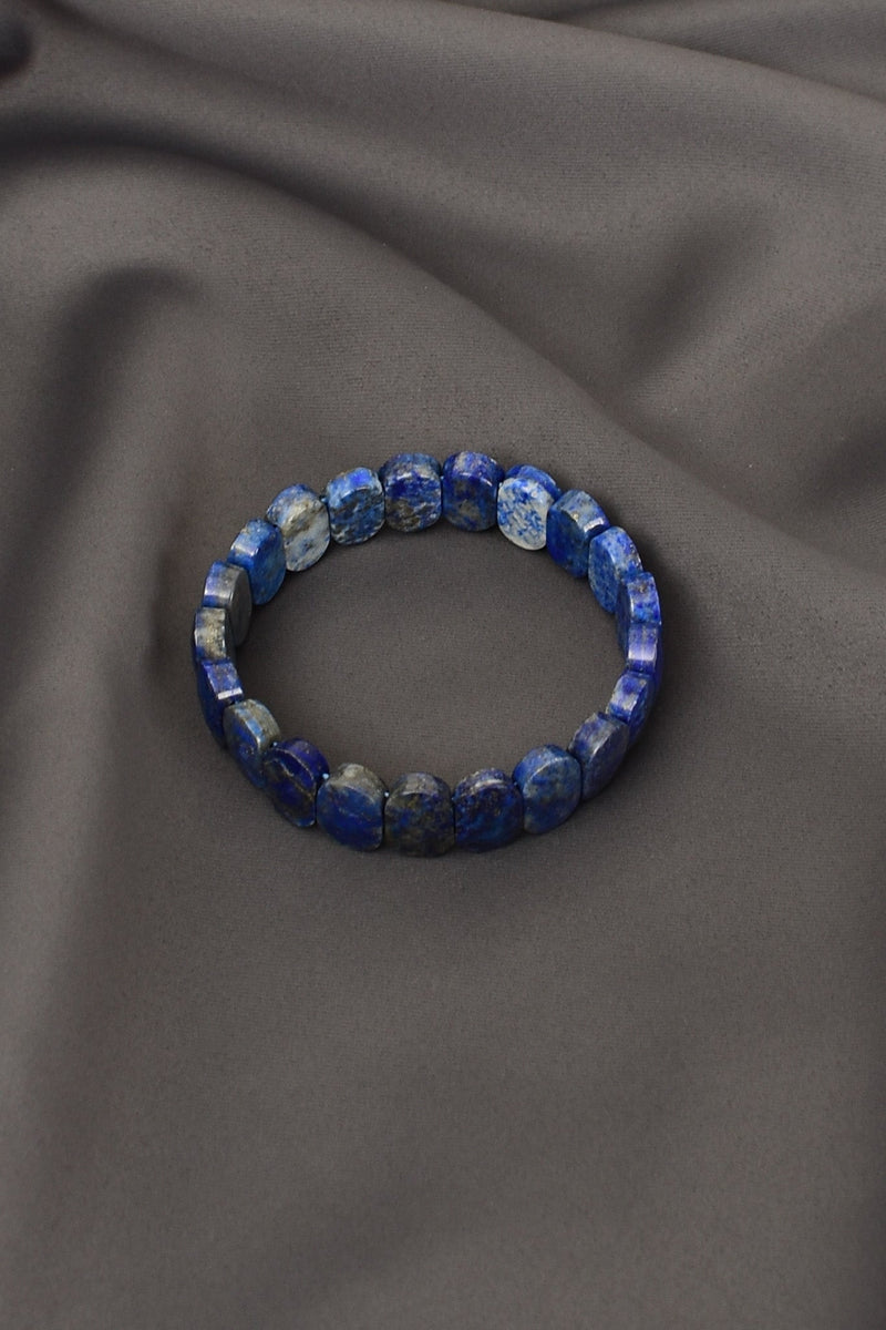 Sertifikalı Lapis Lazuli Doğaltaş Bileklik – Özel Rolex Kesim - Görsel 5 - Safnaturel