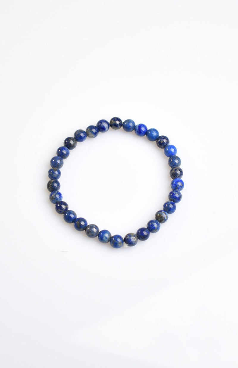 Sertifikalı Lapis Lazuli Doğal Taş Bileklik 6 mm - Görsel 5 - Safnaturel