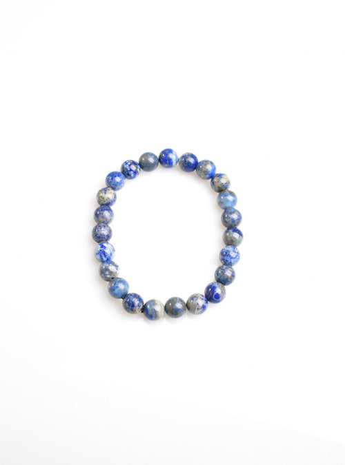 Certified Lapis Lazuli Natural Stone Bracelet 8 mm