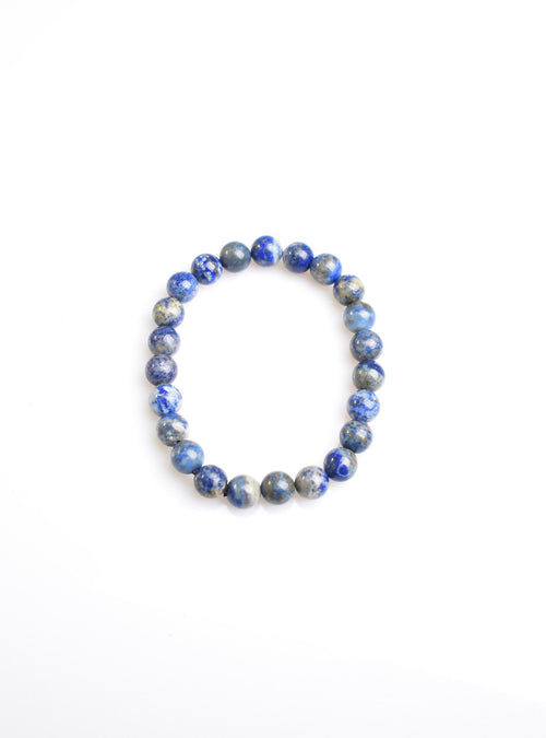 Certified Lapis Lazuli Natural Stone Bracelet 8 mm