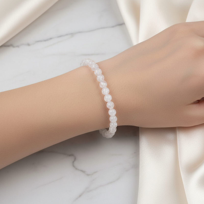 Sertifikalı Necef Doğal Taş Bileklik 6 mm - Görsel 1 - Safnaturel