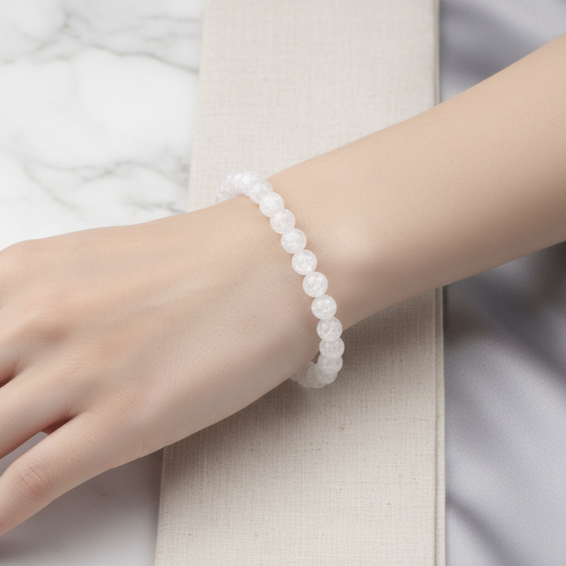 Sertifikalı Necef Doğal Taş Bileklik 8 mm - Görsel 1 - Safnaturel