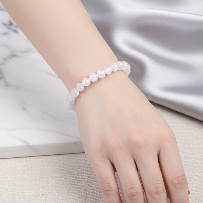 Sertifikalı Necef Doğal Taş Bileklik 8 mm - Görsel 2 - Safnaturel