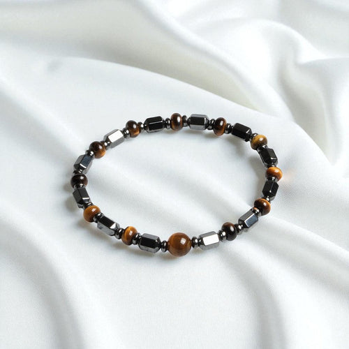 Kaplan Gözü Hematit Doğal Taş Bileklik