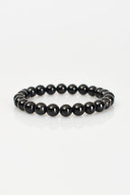 Certified Black Tourmaline 8mm Natural Stone Bracelet