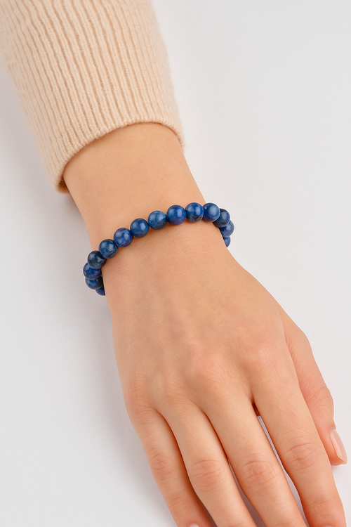 Certified Sodalite Natural Stone Bracelet 8 mm