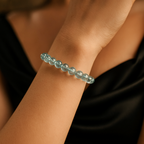 Certified Topaz Natural Stone 8 mm Bracelet