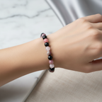 Sertifikalı Turmalin Doğal Taş Bileklik 8 mm