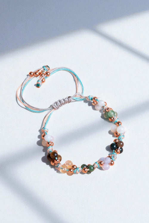 Yengeç Burcu - Doğal Taş Makrome Bileklik - Görsel 2 - Safnaturel