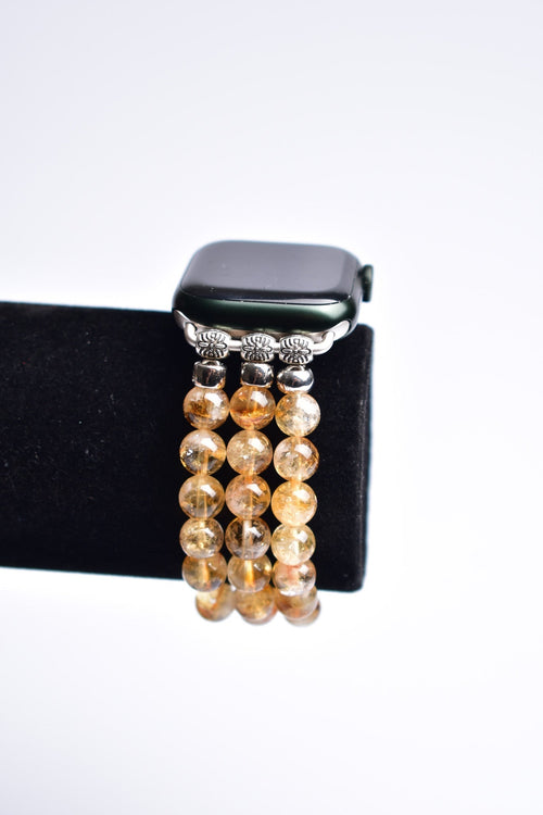 Citrine Natural Stone Apple Watch Band 38 - 41 Mm