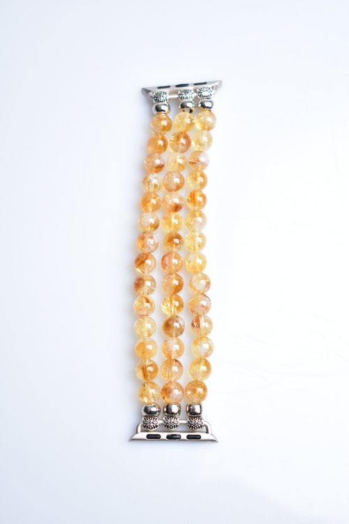 Citrine Natural Stone Apple Watch Band 38 - 41 Mm