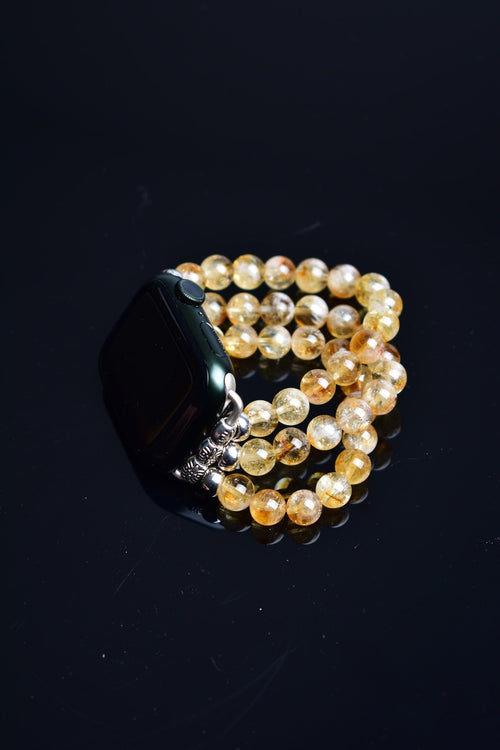 Citrine Natural Stone Apple Watch Band 38 - 41 Mm