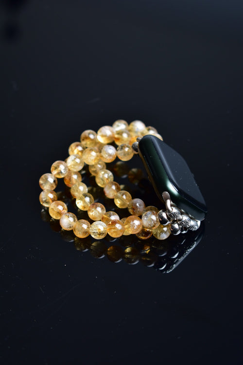 Citrine Natural Stone Apple Watch Band 38 - 41 Mm